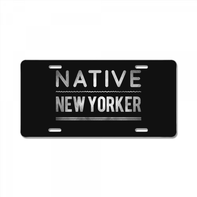 Native New Yorker License Plate | Artistshot