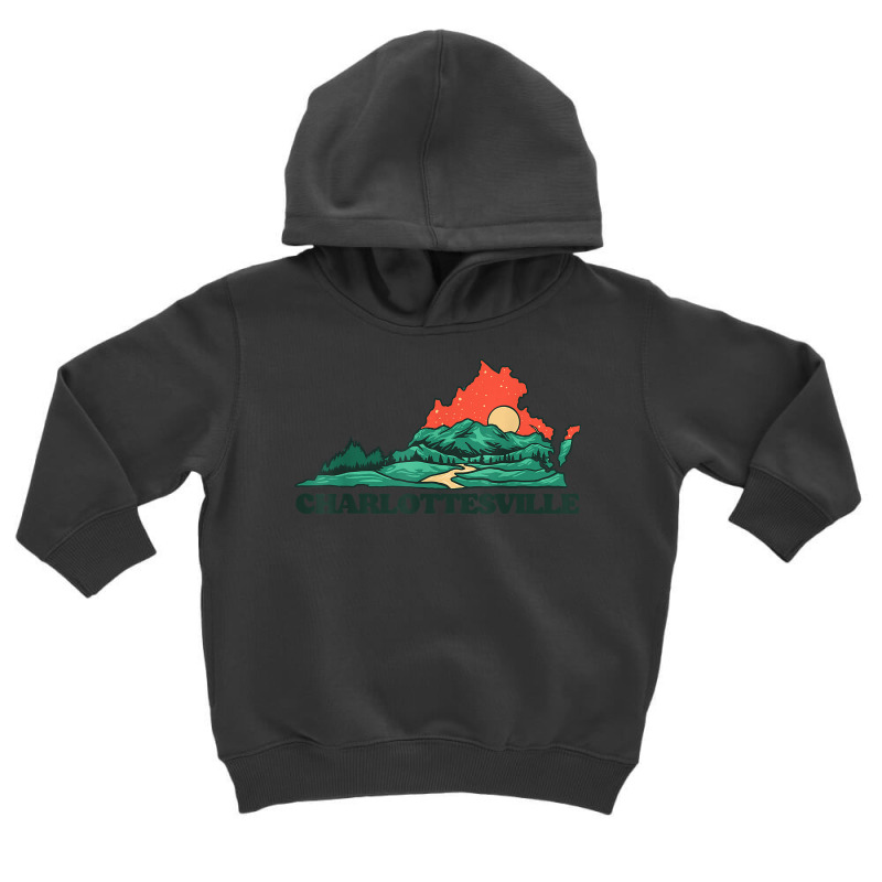 Charlottesville Virginia Mountains Blue Ridge Outdoors T Shirt Toddler Hoodie | Artistshot