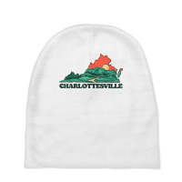 Charlottesville Virginia Mountains Blue Ridge Outdoors T Shirt Baby Beanies | Artistshot