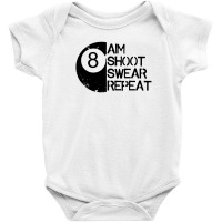 A Im Shoot Swear Repeat Baby Bodysuit | Artistshot