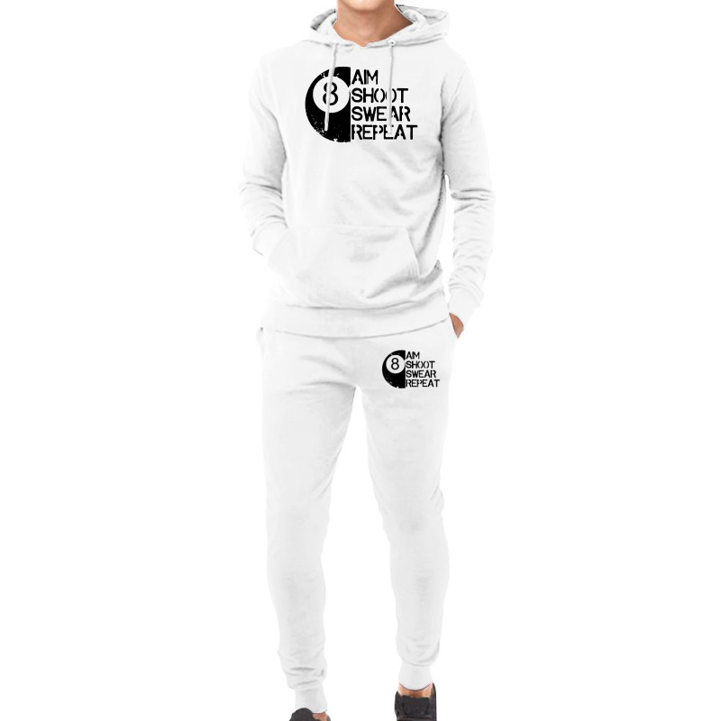 A Im Shoot Swear Repeat Hoodie & Jogger Set | Artistshot