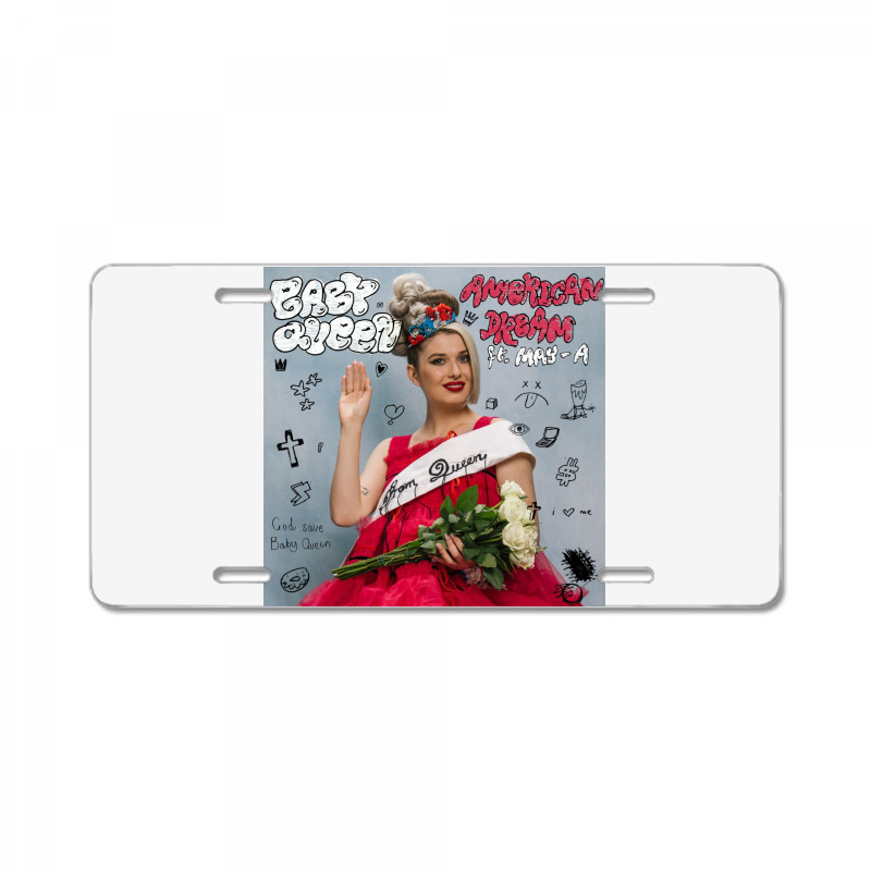 Baby Queen American Dream License Plate | Artistshot