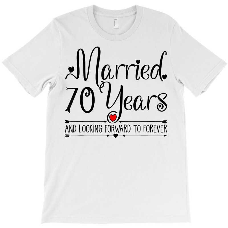 Custom 70th Wedding Anniversary Gifts Her Just Married 70 Years Ago T ...