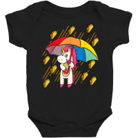 Raining Tacos Unicorn Lover Umbrella Cinco De Mayo T Shirt Baby Bodysuit | Artistshot