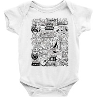 Friends Quote Compilation Baby Bodysuit | Artistshot