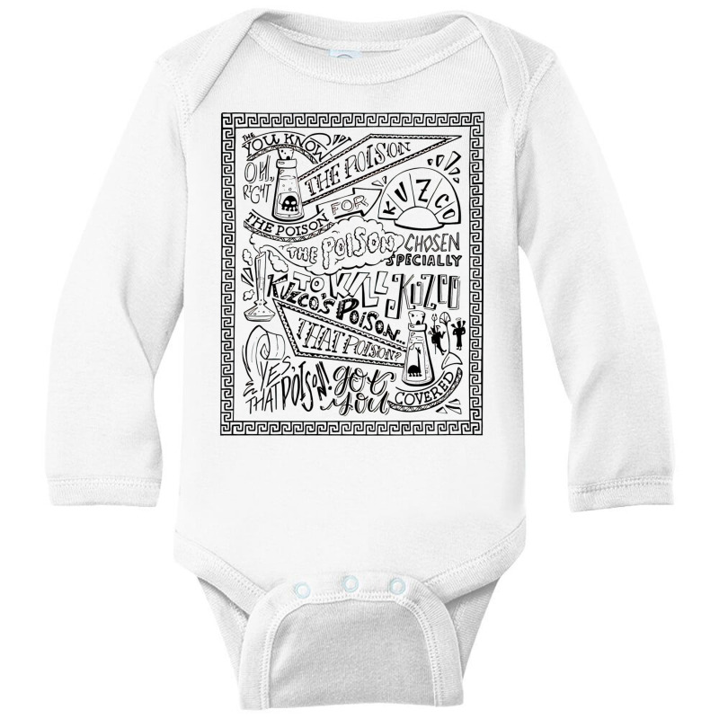 Kuzco's Poison Long Sleeve Baby Bodysuit | Artistshot