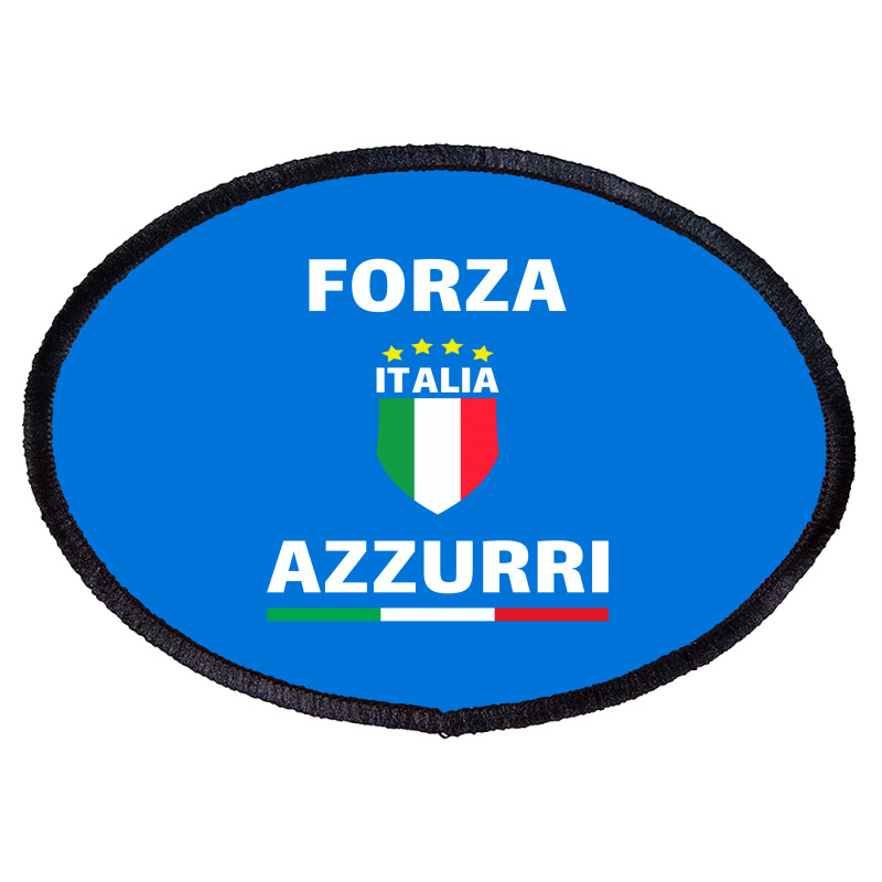 Custom Italy Forza Azzurri Soccer Jersey Italia Flag Football 2021 Oval  Patch By Creatordesigns1 - Artistshot