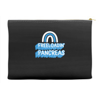 Diabetes Awareness Freeloadin Pancreas Type One Insulin Depe T Shirt Accessory Pouches | Artistshot