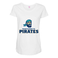 Massachusetts Pirates Sports Maternity Scoop Neck T-shirt | Artistshot