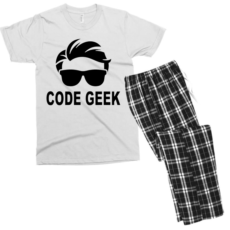 Code Geek Men's T-shirt Pajama Set | Artistshot