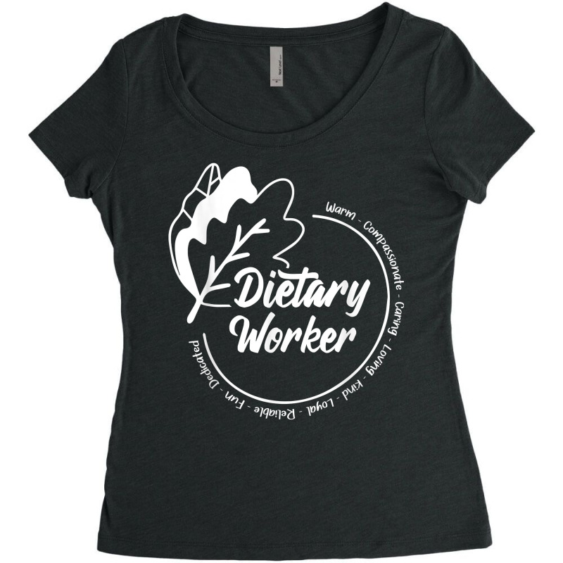 Dietary Worker   Nutritionist Dietician Diet Coach Dietetics T Shirt Women's Triblend Scoop T-shirt by vazwttopperve | Artistshot