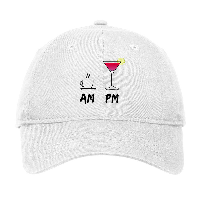 Am Coffee Espresso Pm Cosmopolitan   My Daily Drink Routine Premium T Adjustable Cap | Artistshot