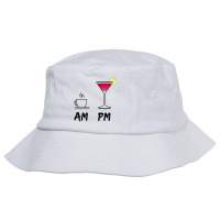 Am Coffee Espresso Pm Cosmopolitan   My Daily Drink Routine Premium T Bucket Hat | Artistshot