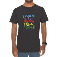 Goodbye 1st Grade Hello 2nd Grade Vintage T-shirt | Artistshot