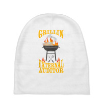 External Auditor Bbq Grill Smoker & Barbecue Chef T Shirt Baby Beanies | Artistshot