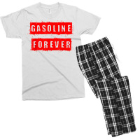 Gasoline Forever, Mechanic Auto Racing Funny Gas Cars Driver T Shirt Men's T-shirt Pajama Set | Artistshot