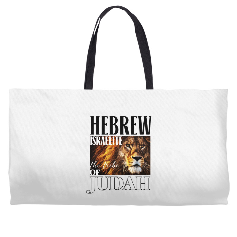 Hebrew Israelite Lion Of Judah Jewish Weekender Totes | Artistshot