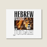 Hebrew Israelite Lion Of Judah Jewish Landscape Canvas Print | Artistshot