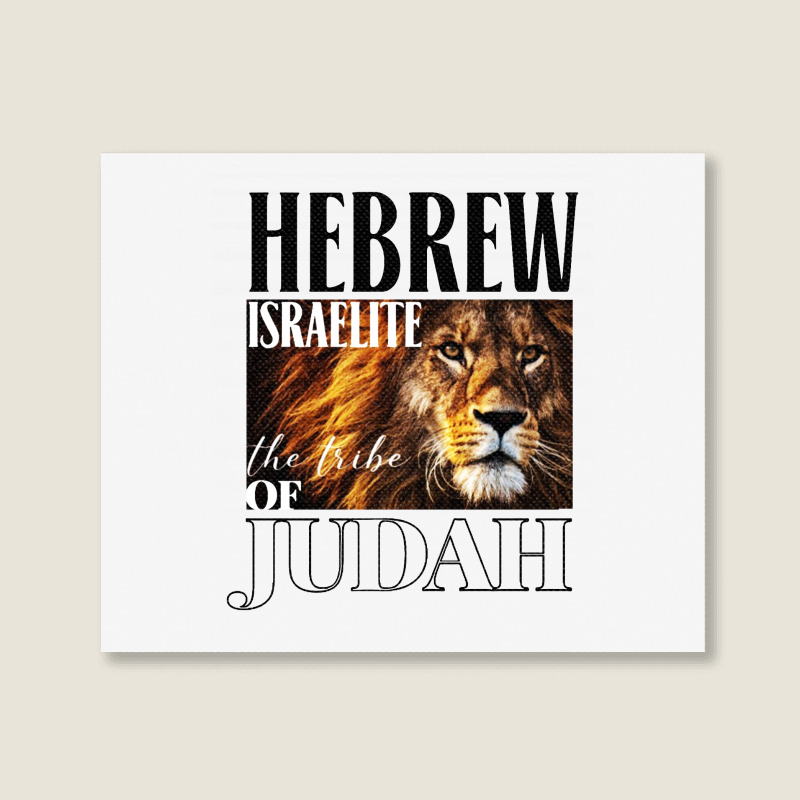 Hebrew Israelite Lion Of Judah Jewish Landscape Canvas Print | Artistshot