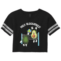 Holy Blockamole! Guacamole Player Blocker Volleyball T Shirt Scorecard Crop Tee | Artistshot