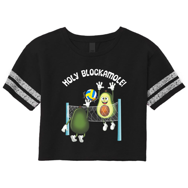 Holy Blockamole! Guacamole Player Blocker Volleyball T Shirt Scorecard Crop Tee by HUUY | Artistshot