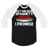 Funny Spaghetti For Men Women Italian Pasta Meatball Foodie T Shirt 3/4 Sleeve Shirt | Artistshot