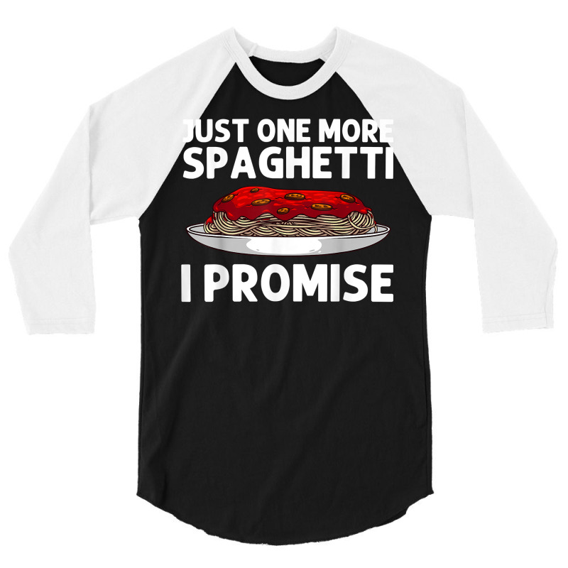 Funny Spaghetti For Men Women Italian Pasta Meatball Foodie T Shirt 3/4 Sleeve Shirt by vazwttopperve | Artistshot