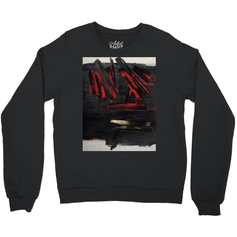 Pierre Soulages (b. 1919), Peinture 186 X 143 Cm, 23 Décembre 1959 Crewneck Sweatshirt | Artistshot