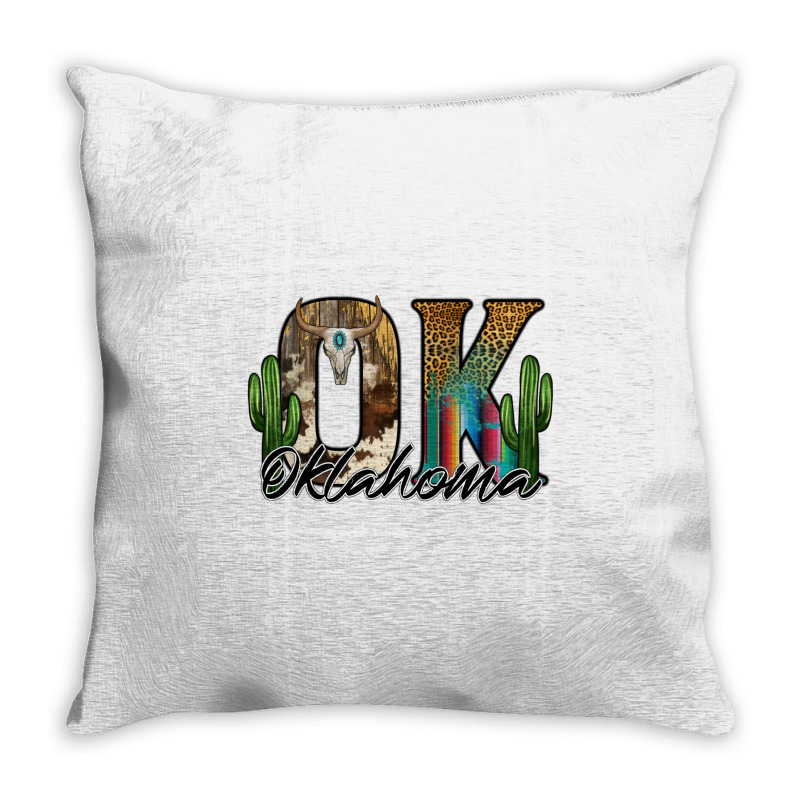 Oklahoma Throw Pillow | Artistshot