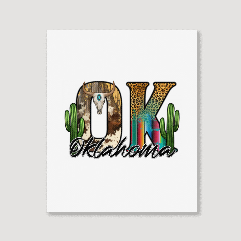 Oklahoma Portrait Canvas Print | Artistshot