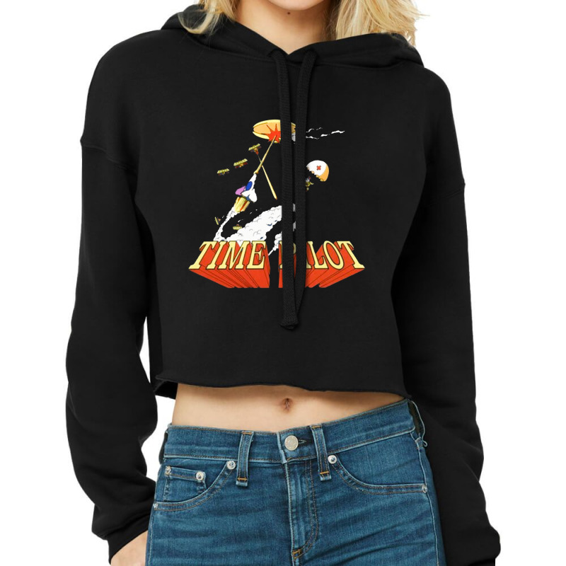 Time Pilot, The Time Pilot, Time Pilot Art, Time Pilot Vintage Cropped Hoodie by roqibatit | Artistshot