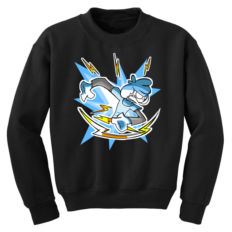 Lightning Strikes Twice Youth Sweatshirt by SpookyBrave | Artistshot