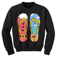 Flip Flop T  Shirt Flip Flop Christmas In July T  Shirt Youth Sweatshirt | Artistshot