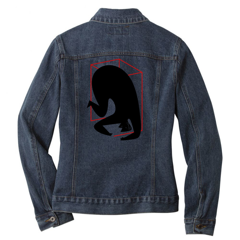 Abstrak Art Ladies Denim Jacket | Artistshot