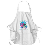 Diabetes Diabetic But Did You Die Funny Skull Ribbon 179 Diabetes Awar Medium-length Apron | Artistshot