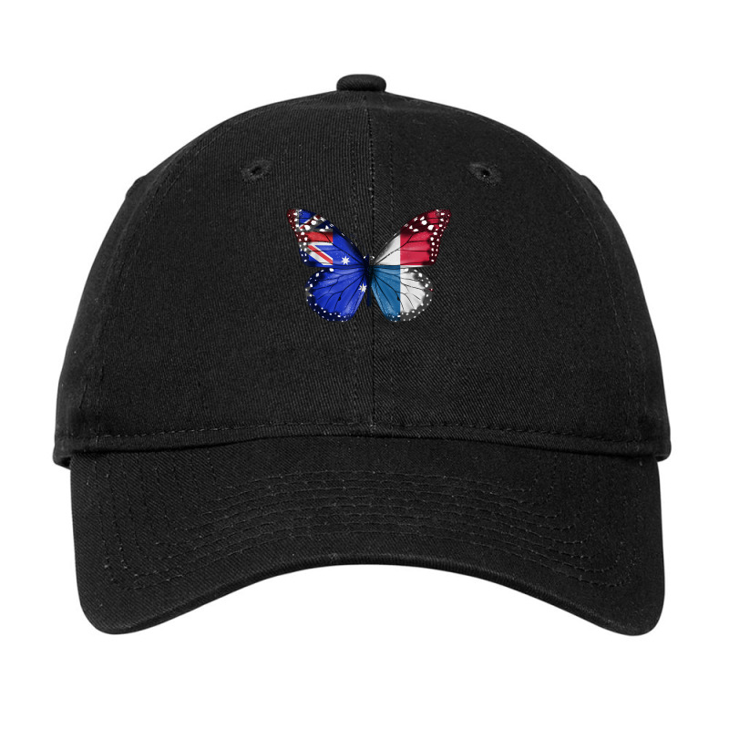 Australian Panamanian Flag Butterfly T Shirt Adjustable Cap by vazwttopperve | Artistshot