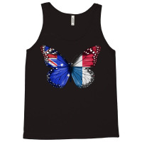 Australian Panamanian Flag Butterfly T Shirt Tank Top | Artistshot