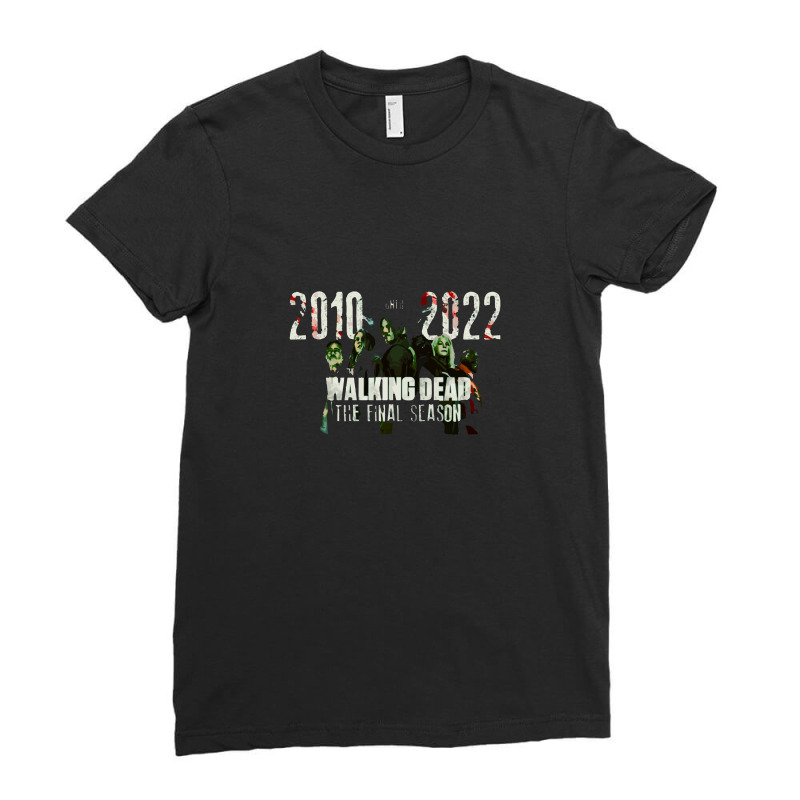 The Walking Dead The Final Season Ladies Fitted T-Shirt by mekarsarip | Artistshot