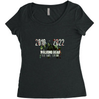 The Walking Dead The Final Season Women's Triblend Scoop T-shirt | Artistshot