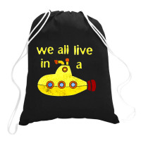 Yellow Submarine, The Yellow Submarine, Yellow, Submarine Drawstring Bags | Artistshot