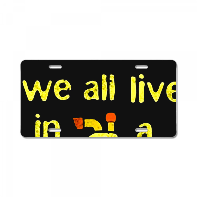 Yellow Submarine, The Yellow Submarine, Yellow, Submarine License Plate | Artistshot