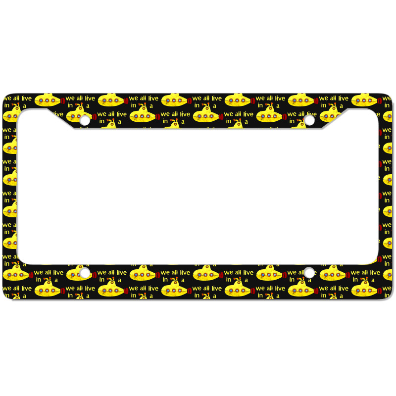 Yellow Submarine, The Yellow Submarine, Yellow, Submarine License Plate Frame | Artistshot