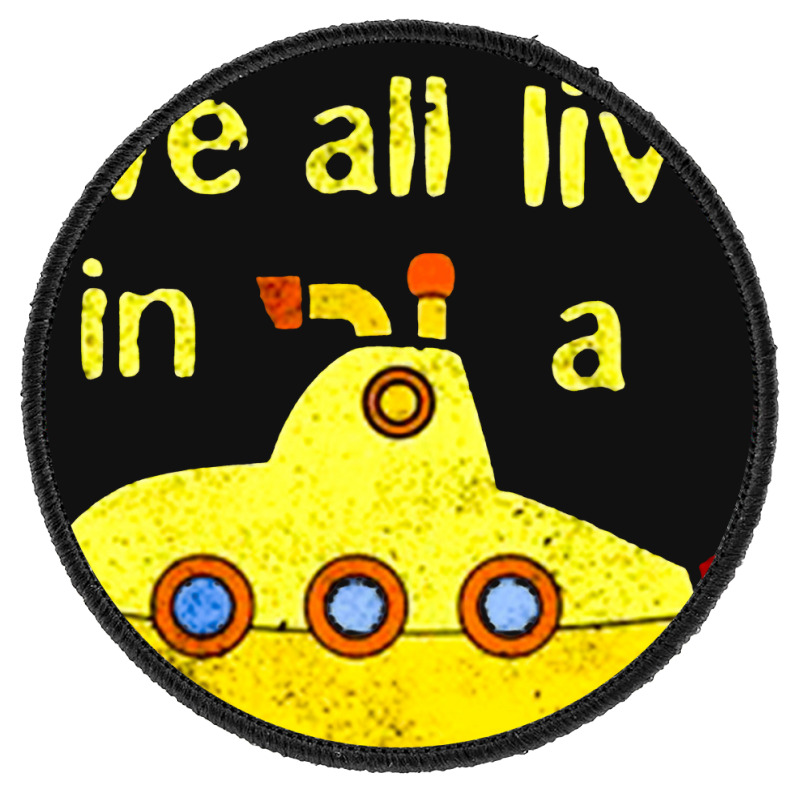 Yellow Submarine, The Yellow Submarine, Yellow, Submarine Round Patch | Artistshot