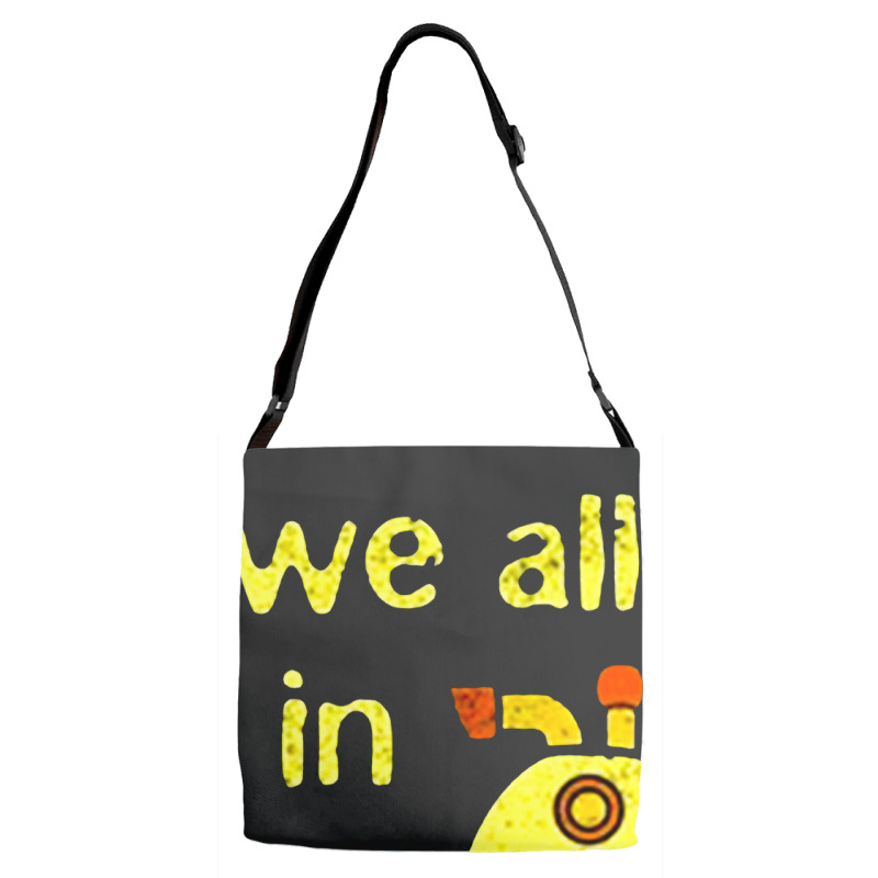 Yellow Submarine, The Yellow Submarine, Yellow, Submarine Adjustable Strap Totes | Artistshot