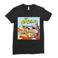 Flinstone Ladies Fitted T-shirt | Artistshot