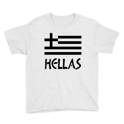 Greece Hellas Youth Tee Designed By Yay Store