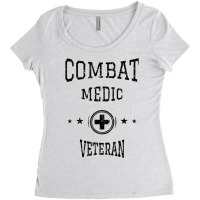 Army Combat Medic Veteran T Shirt Women's Triblend Scoop T-shirt | Artistshot