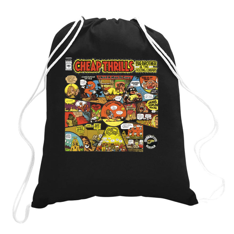 Album Albig Brother & The Holding Company Cheap Thrills Drawstring Bags | Artistshot