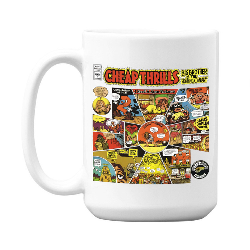 Album Albig Brother & The Holding Company Cheap Thrills 15 Oz Coffee Mug | Artistshot