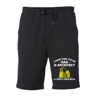 Architect Architecture Student Architectural Dad Fathers Day Fleece Short | Artistshot